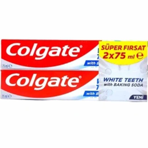 پک 2تایی خمیر دندان سفید کننده colgate