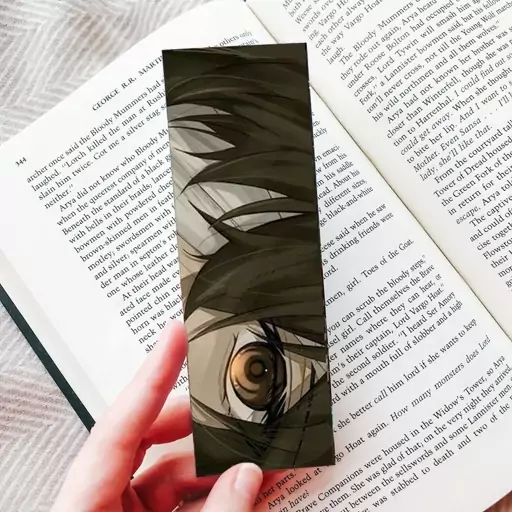 نشانگر کتاب( Bookmark) طرح سگ های ولگرد بانگو Bungo Stray Dogs طرح دازای Dazai مجموعه 4 عددی 