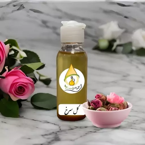 روغن گل سرخ آوای طبیعت 30cc خالص (ضدجوش-ضدچروک-ضدلک های پوستی- بهبود سوختگی) 