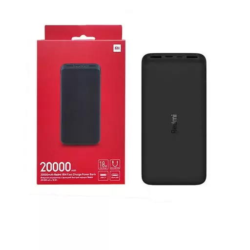 پاوربانک فست شارژ 20000 میلی آمپر شیائومی مدل Redmi PB200LZM (فست شارژ)