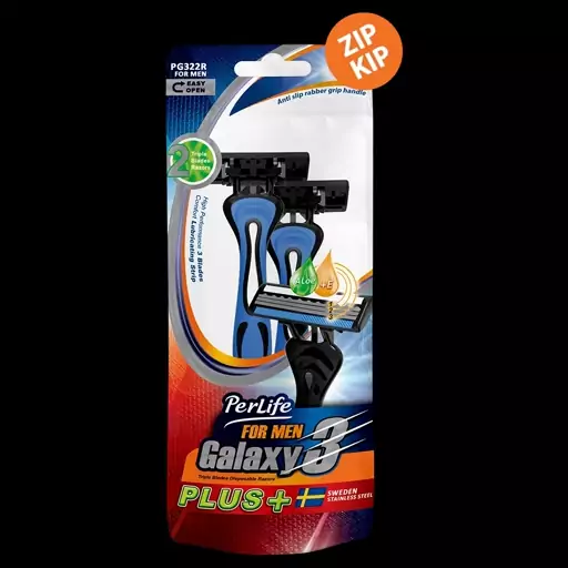 خودتراش سه لبه Galaxy3 بسته 2عددی