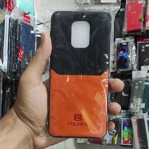 قاب گوشی Redmi Note 9s و Redmi Note 9 pro ژله ای دو رنگ نارنجی