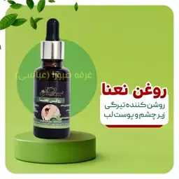 روغن نعنا شفاف کننده ، روشن کننده زیر چشم و پوست لب، آبرسان پوست دست و صورت عطارباشی 