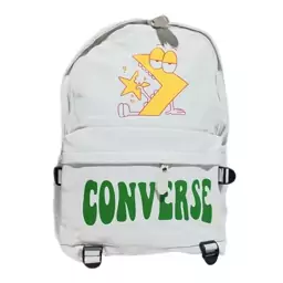 کوله پشتی چرمی سفید سبز کانورس CONVERSE