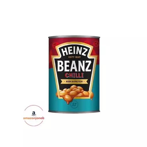 کنسرو لوبیا هاینز با طعم فلفل HEINZ وزن 415 گرم(اورجینال)