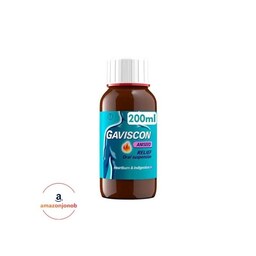 شربت معده گاویسکون gaviscon syrup حجم 200 میل(اورجینالل)