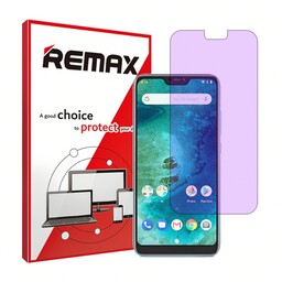 گلس گوشی شیائومی Redmi 6 Pro هیدروژلی آنتی پرپل (ضد اشعه بنفش) برند ریمکس 