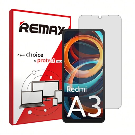 گلس گوشی شیائومی Redmi A3 هیدروژلی شفاف برند ریمکس    