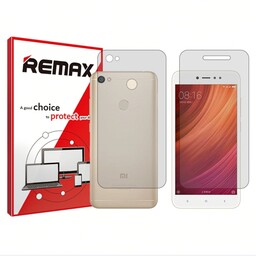 گلس پشت و رو گوشی شیائومی Redmi Note 5A Prime هیدروژلی شفاف برند ریمکس  