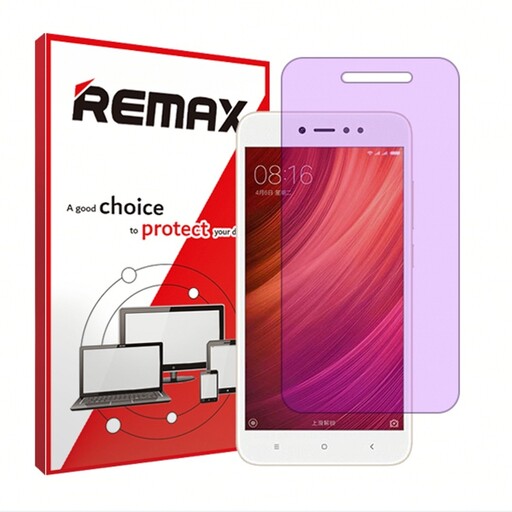 گلس گوشی شیائومی Redmi Note 5A Prime هیدروژلی آنتی پرپل (ضد اشعه بنفش) برند ریمکس 