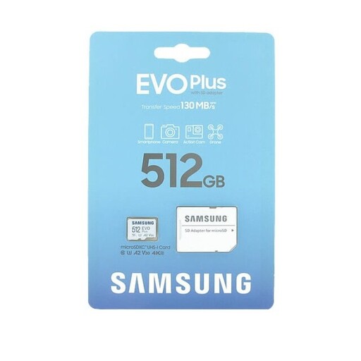 کارت حافظه MicroSDXC سامسونگ Evo Plus کلاس 10 استاندارد UHS-I U3 ظرفیت 512 گیگابایت