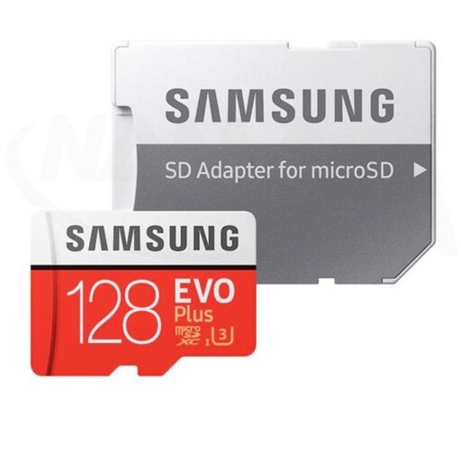 کارت حافظه MicroSDXC سامسونگ Evo Plus کلاس 10 استاندارد UHS-I U3 ظرفیت 128 گیگابایت دبی لنج