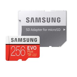 کارت حافظه MicroSDXC سامسونگ Evo Plus کلاس 10 استاندارد UHS-I U3 ظرفیت 256 گیگابایت دبی لنج