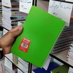 دفتر سیمی 80 برگ جلد رنگی 70 گرم کیفیت عالی