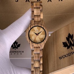 ساعت مچی چوبی فانتزی برند Wood 1970 داخل کرم