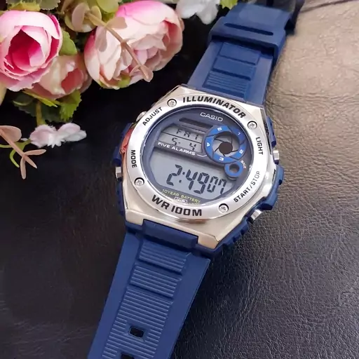 ساعت مچی اورجینال کاسیو مدل CASIO-MWD-100H-9A سورمه ای