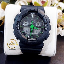 ساعت مچی اسپورت جی شاک کاسیو G SHOCK درجه1 عقربه سبز