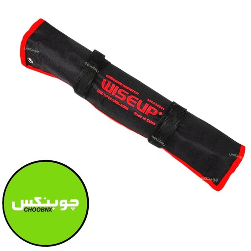 ست 12 عددی آچار یکسر تخت یکسر رینگی سایز 6 الی 32 مدل 30604 برند wiseup(وایزآپ) فروشگاه چوبنکس