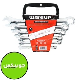 ست 6 عددی آچار یکسر تخت یکسر رینگی 030618 برند wiseup(وایزآپ) فروشگاه چوبنکس