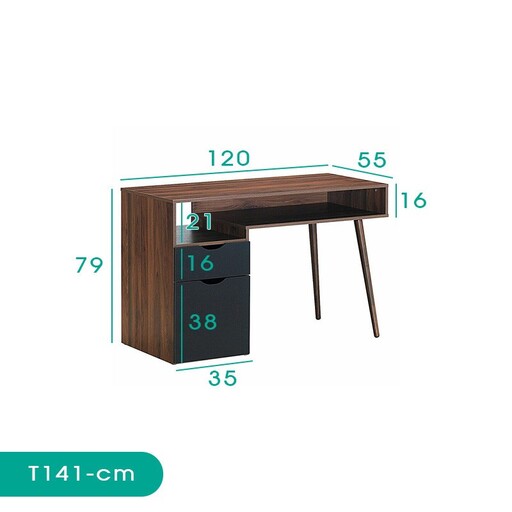 میز تحریر اسمردیس مدل T141 - MDF