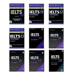 کتاب Ielts Cambridge Academic 10-18 اثر جمعی از نویسندگان انتشارات کمبریدج 9 جلدی