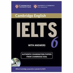 کتاب زبان IELTS Cambridge 6 همراه با CD انتشارات کمبریج