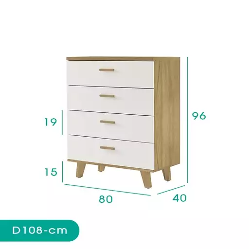 دراور اسمردیس مدل +D108 - MDF