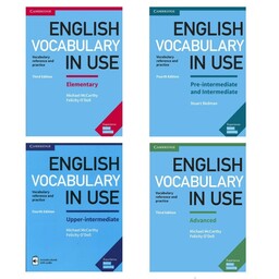 کتاب English Vocabulary in Use اثر Stuart Redman and Lynda Edwards انتشارات کمبریج 4 جلدی