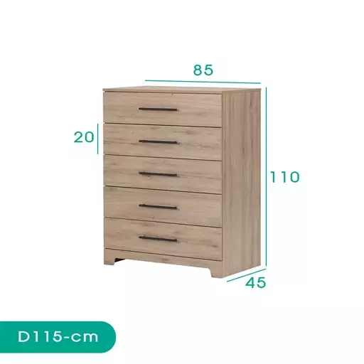 دراور اسمردیس مدل +D115 - MDF