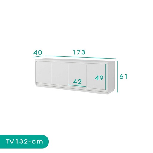 میز تلویزیون اسمردیس مدل TV132 - MDF