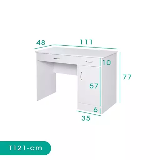 میز تحریر اسمردیس مدل T121 - MDF