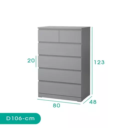 دراور اسمردیس مدل +D106 - MDF