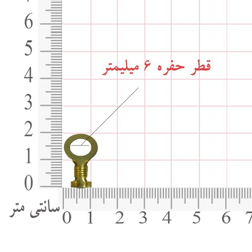 سوکت سر سیم زیر پیچ مدل گرد 6M بسته 24 عددی کد 1008