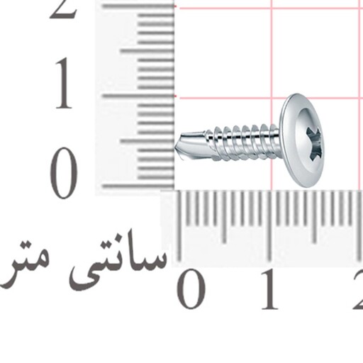 پیچ سر مته چهار سو خودکار مدل 12mx4m بسته 24 عددی کد 4001