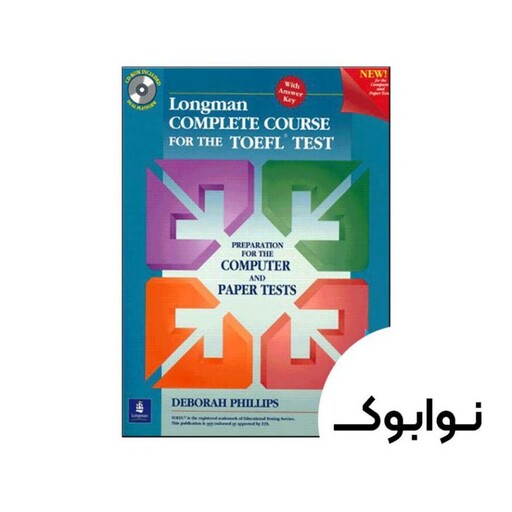 Longman Complete Course for the TOEFL Test Paper Test cbt pbt + cd - چاپ اصلی