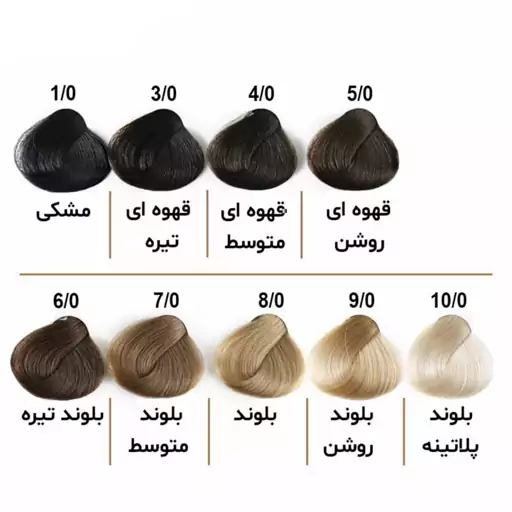 رنگ موی الوکسین (ELOXIN) سری طبیعی Eloxin hair color natural