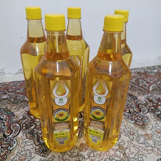 روغن آفتابگردان طبیعی پک پنج عددی