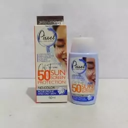 کرم ضدآفتاب 50 میل بی رنگ پیکسل مناسب پوست های چرب و جوش دار و مختلط با SPF50 