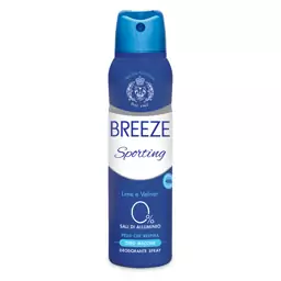 اسپری ضد تعریق بریز مدل اسپورتینگ breeze Sporting حجم 150 میل (پس کرایه)