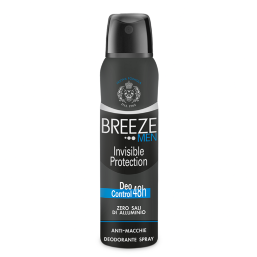 اسپری ضد تعریق بریز مدل اینویزیبل پروتکشن breeze Invisible Protection حجم 150 میل