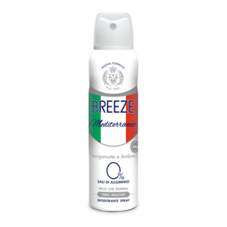 اسپری ضد تعریق بریز مدل مدیترانئو breeze Mediterraneo حجم 150 میل (پس کرایه)