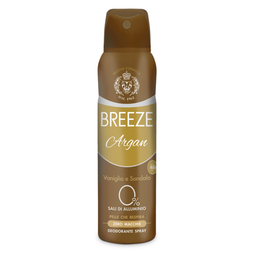 اسپری ضد تعریق بریز مدل آرگان breeze Argan حجم 150 میل