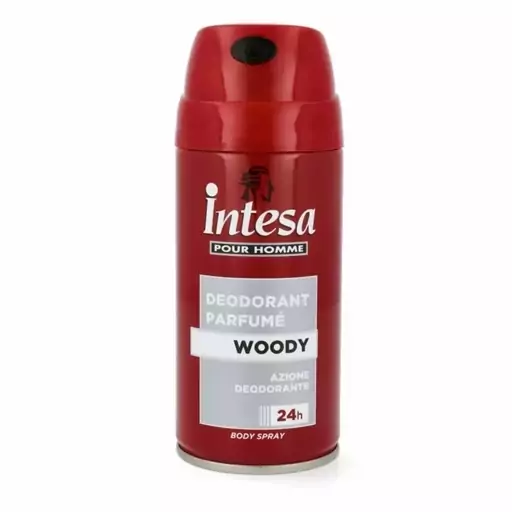 اسپری دئودورانت اینتسا مدل وودی Intesa Woody حجم 150 میل