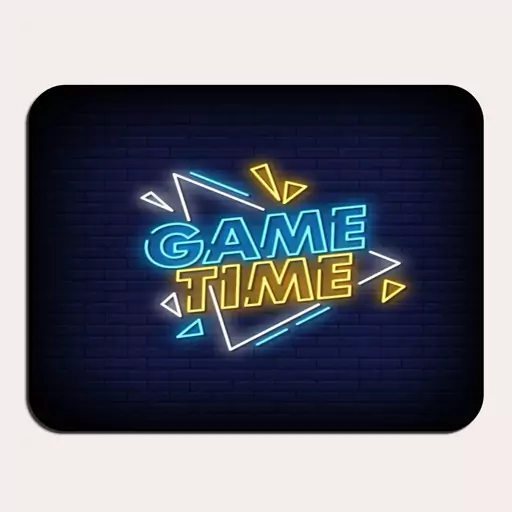 ماوس پد مدل GAME TIME کد MP72 - سایز (240x190x3 میلیمتر)