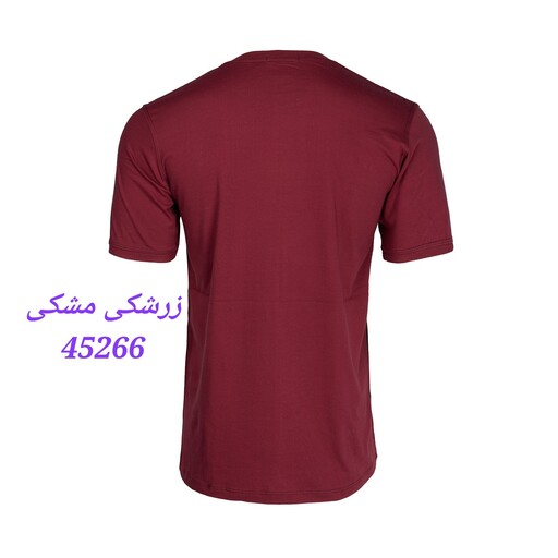 تیشرت یقه گرد مردانه سه رنگ  آستین کوتاه جنس نخ پنبه رنگ زرد، سفید 45270 زرشکی مشکی 45266 مشکی زرشکی 45269 