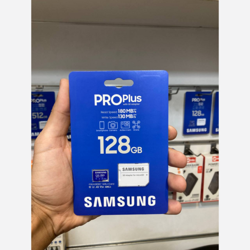 رم سامسونگ  Pro Plus ظرفیت 128 گیگابایت به همراه خشاب رم