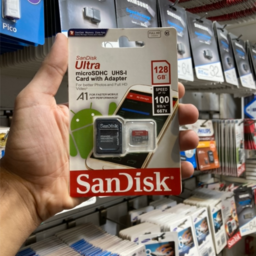 رم Sandisk ظرفیت 128  گیگابایت به همراه خشاب رم