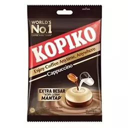 آبنبات کوپیکو با طعم کاپوچینو  (kopiko) بسته 175 گرمی