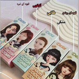 رنگ مو فوم دار شانه دار دکسی 200 میل Dexe hair color comb