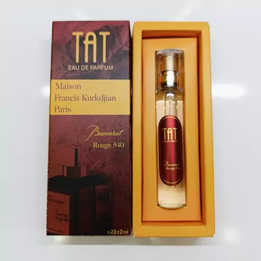 عطر جیبی تات رایحه باکارات رژ حجم 23 میل 